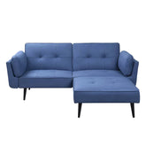Nafisa Blue Fabric Sofa Model LV00823 By ACME Furniture
